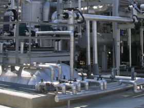 sulfur handling and degassing equipment