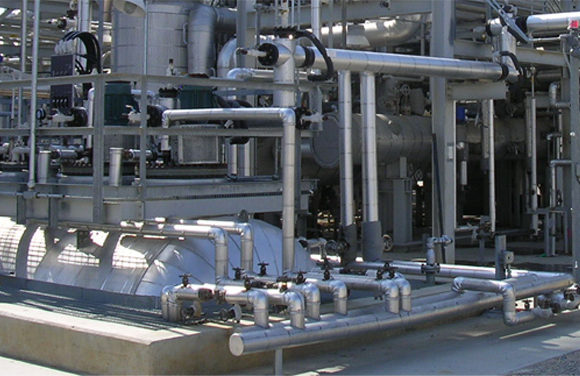 sulfur handling and degassing equipment